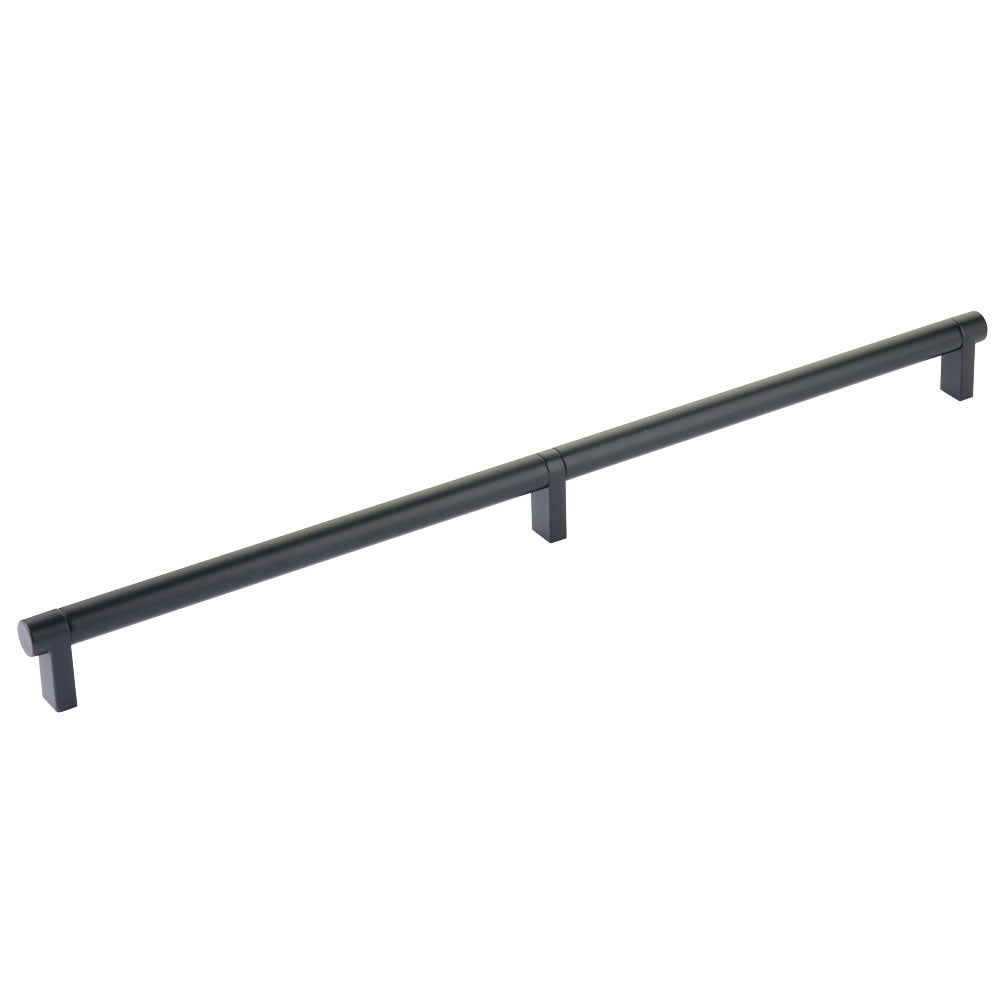 Emtek Select Cabinet Pull 16" Centers Rectangular Stem, Smooth Bar