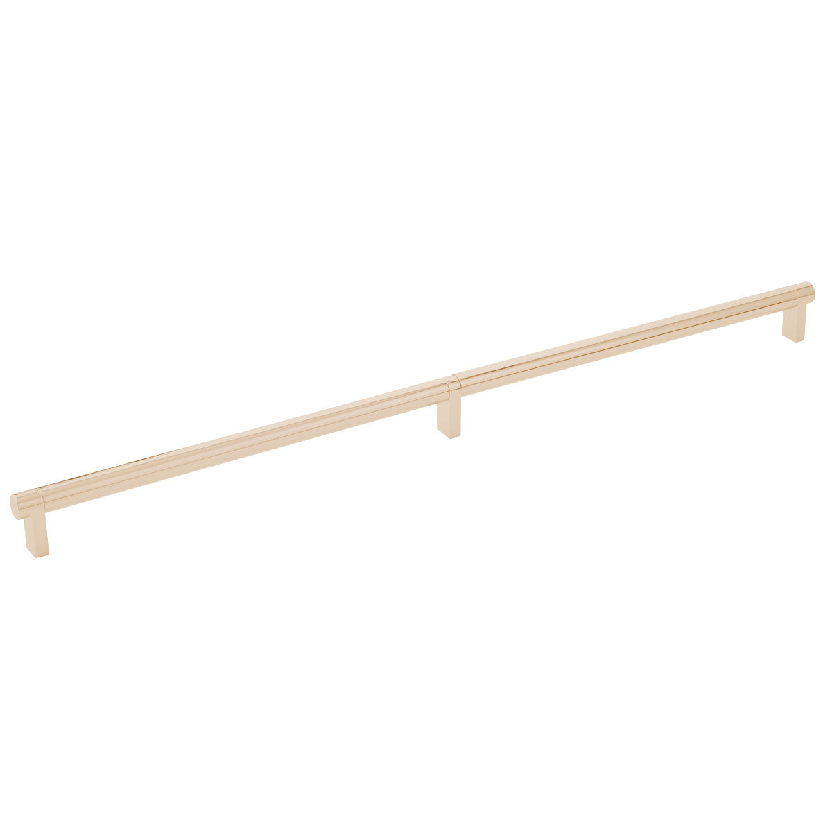 Emtek Select Cabinet Pull 20" Centers Rectangular Stem, Smooth Bar