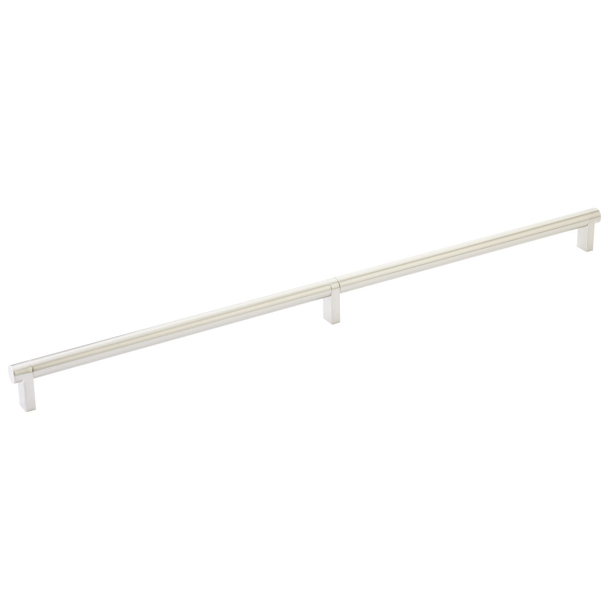 Emtek Select Cabinet Pull 20" Centers Rectangular Stem, Smooth Bar