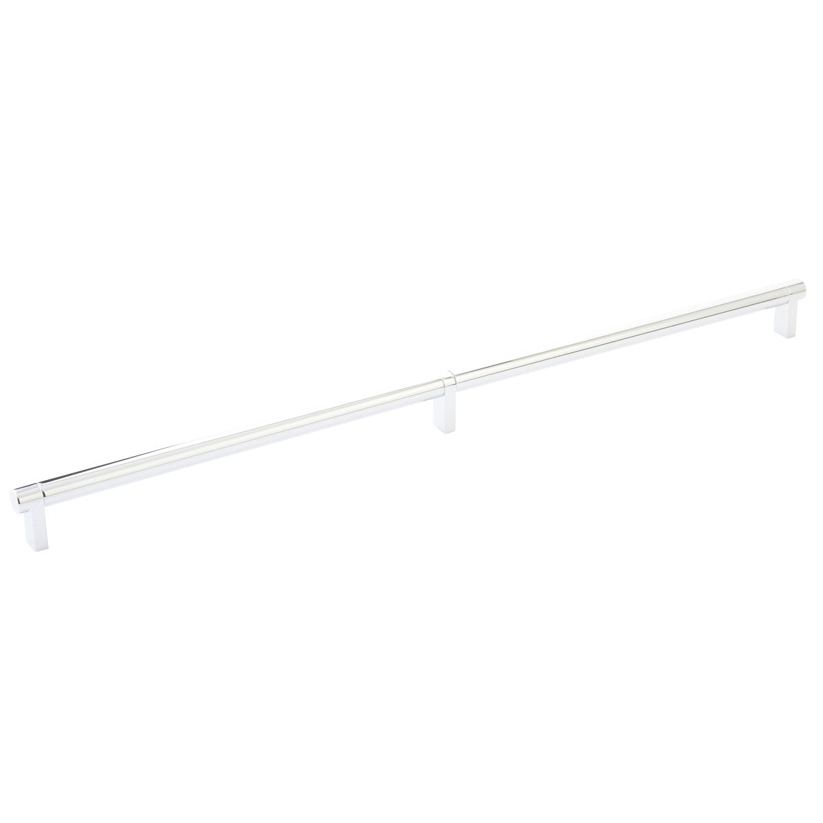 Emtek Select Cabinet Pull 20" Centers Rectangular Stem, Smooth Bar