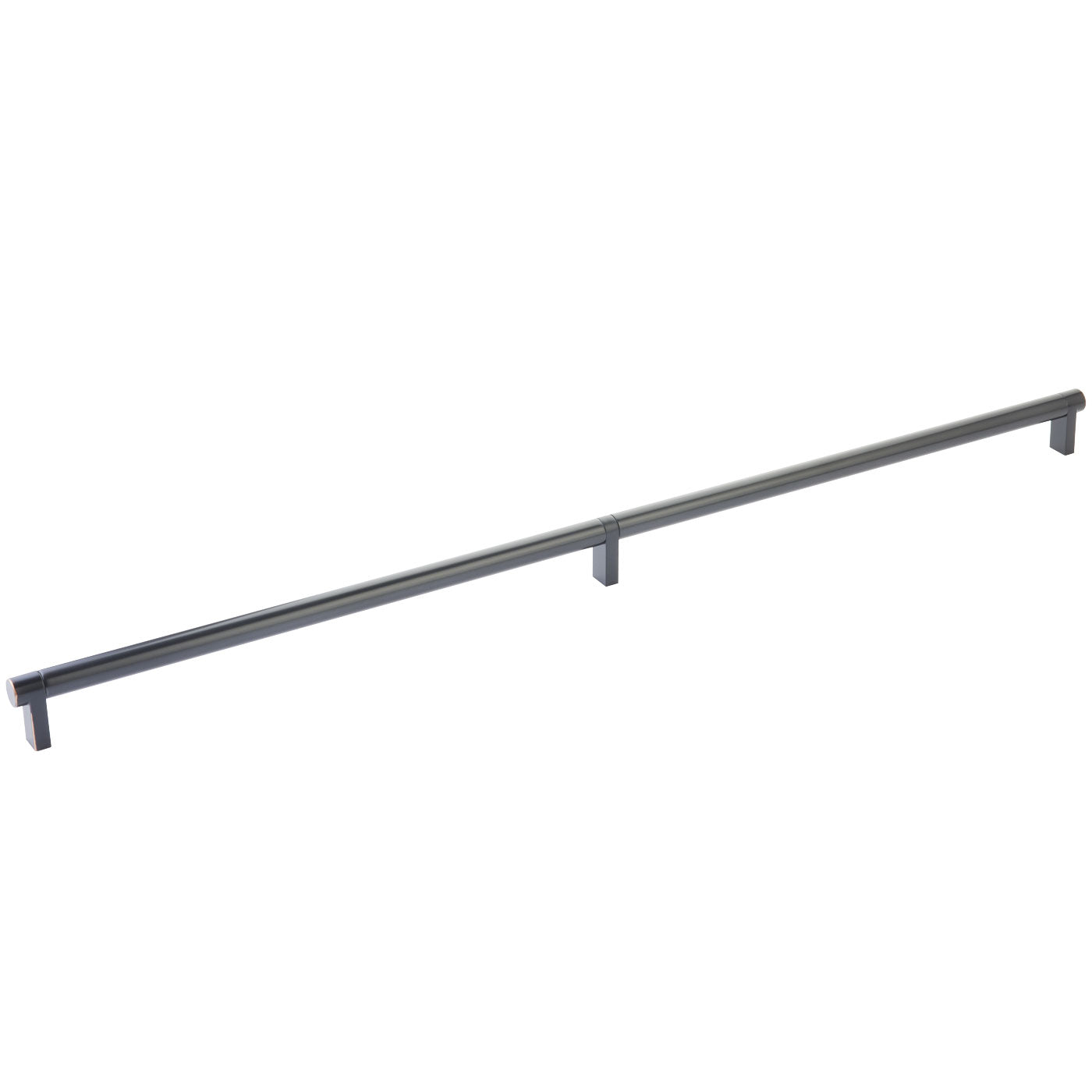 Emtek Select Cabinet Pull 24" Centers Rectangular Stem, Smooth Bar