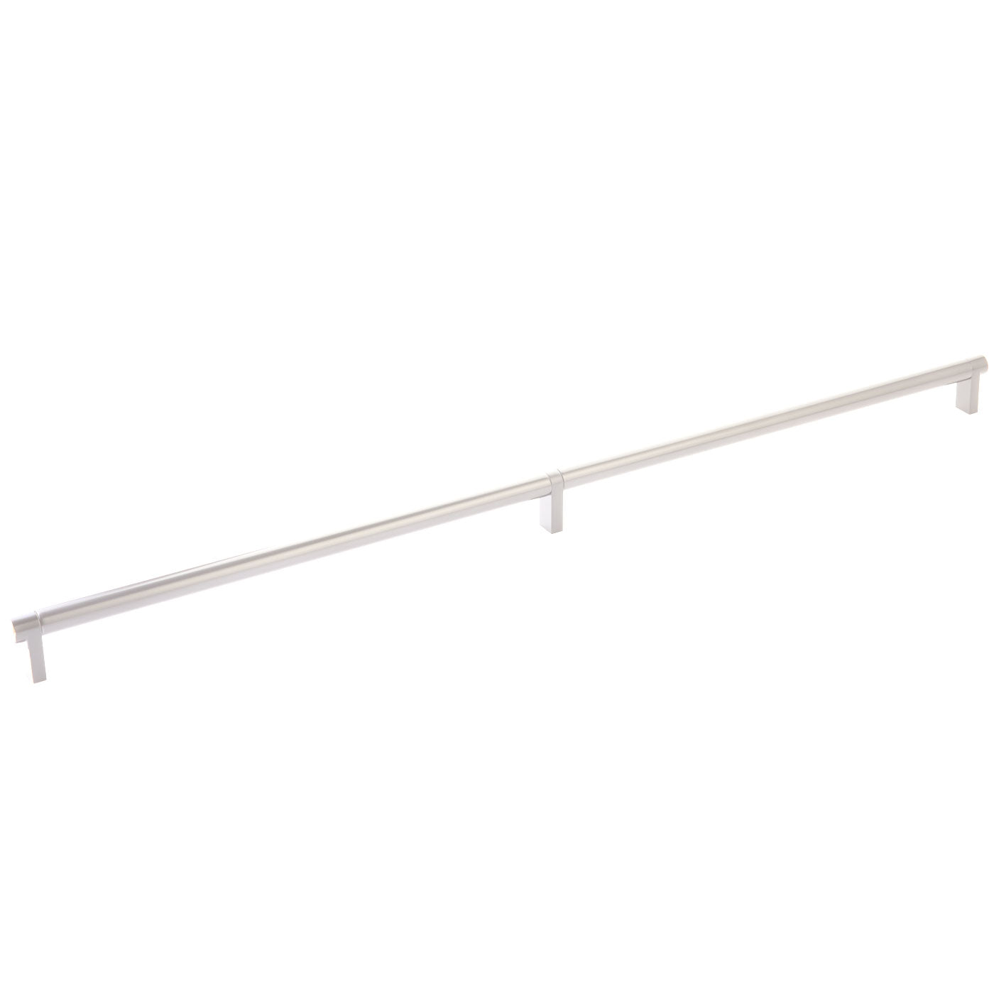 Emtek Select Cabinet Pull 24" Centers Rectangular Stem, Smooth Bar