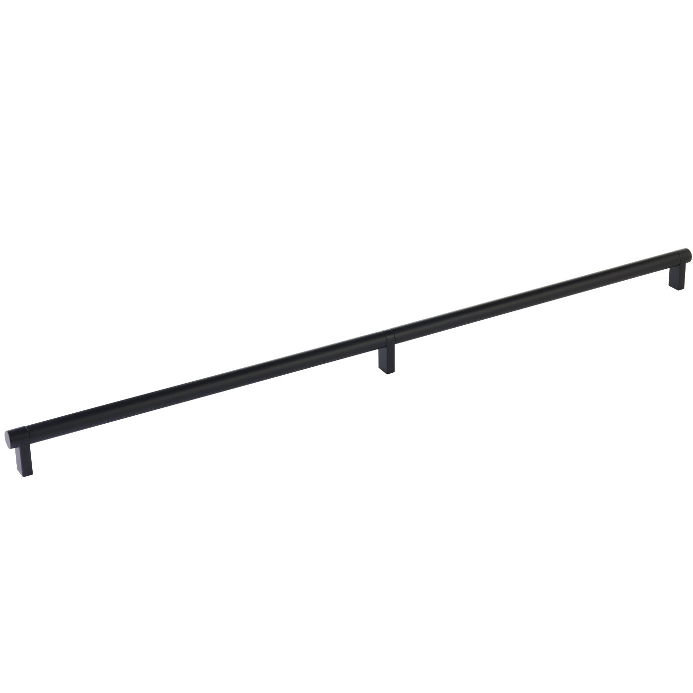 Emtek Select Cabinet Pull 24" Centers Rectangular Stem, Smooth Bar