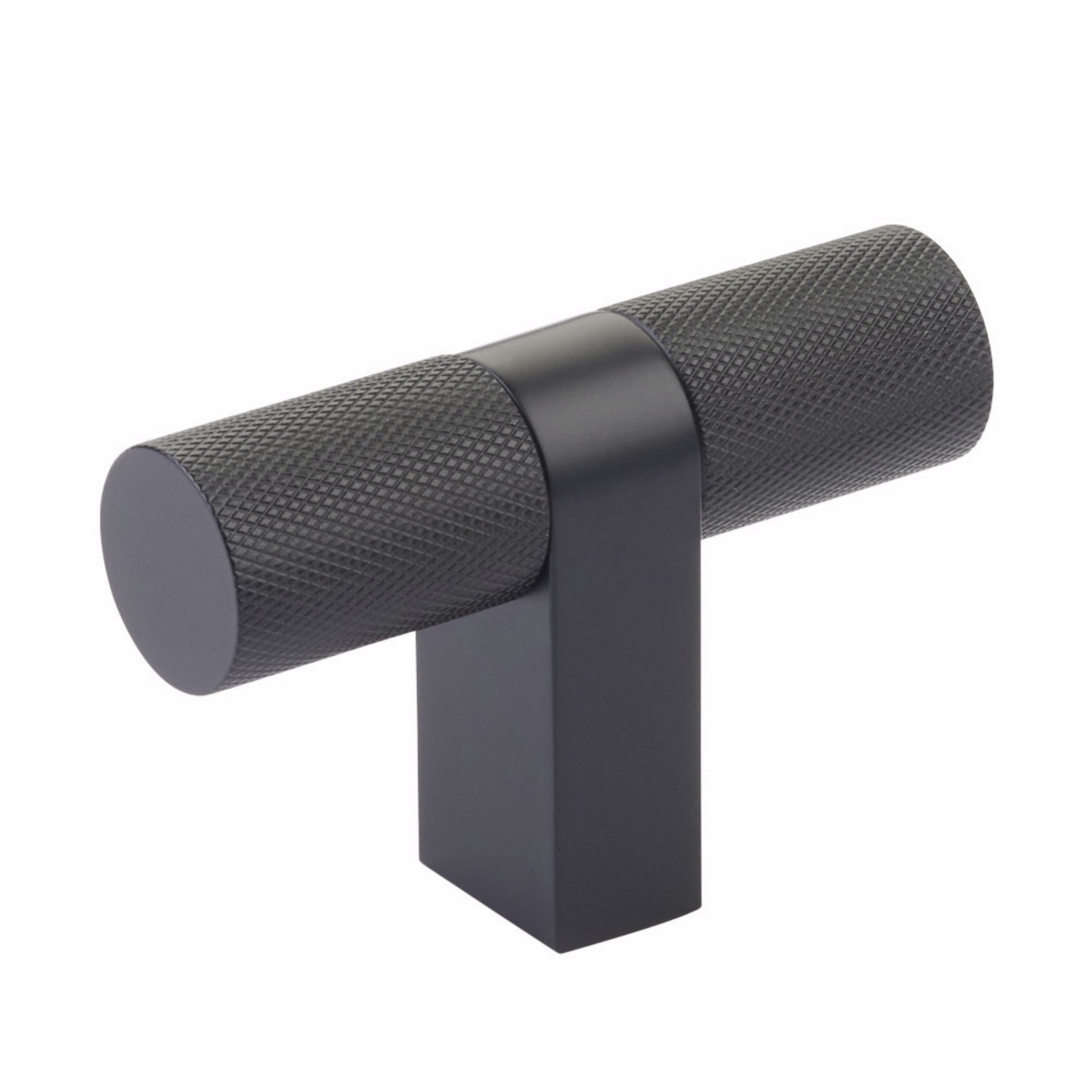 Emtek Select Cabinet T-Knob 3-1/8" Overall, Bar Stem, Knurled Bar