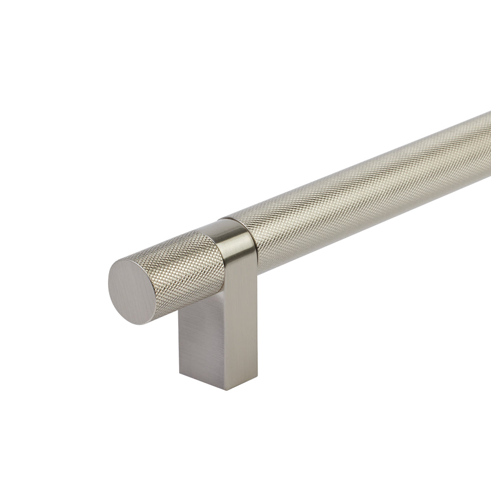 Emtek Select Bar Appliance Pull 54" Centers, Bar Stem, Knurled Bar