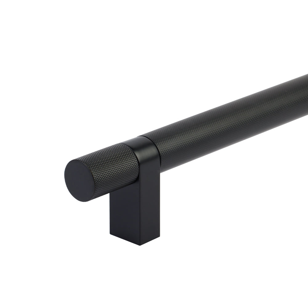 Emtek Select Bar Appliance Pull 54" Centers, Bar Stem, Knurled Bar