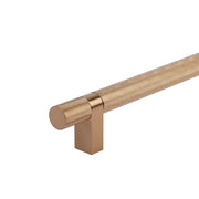 Emtek Select Bar Appliance Pull 54" Centers, Bar Stem, Knurled Bar