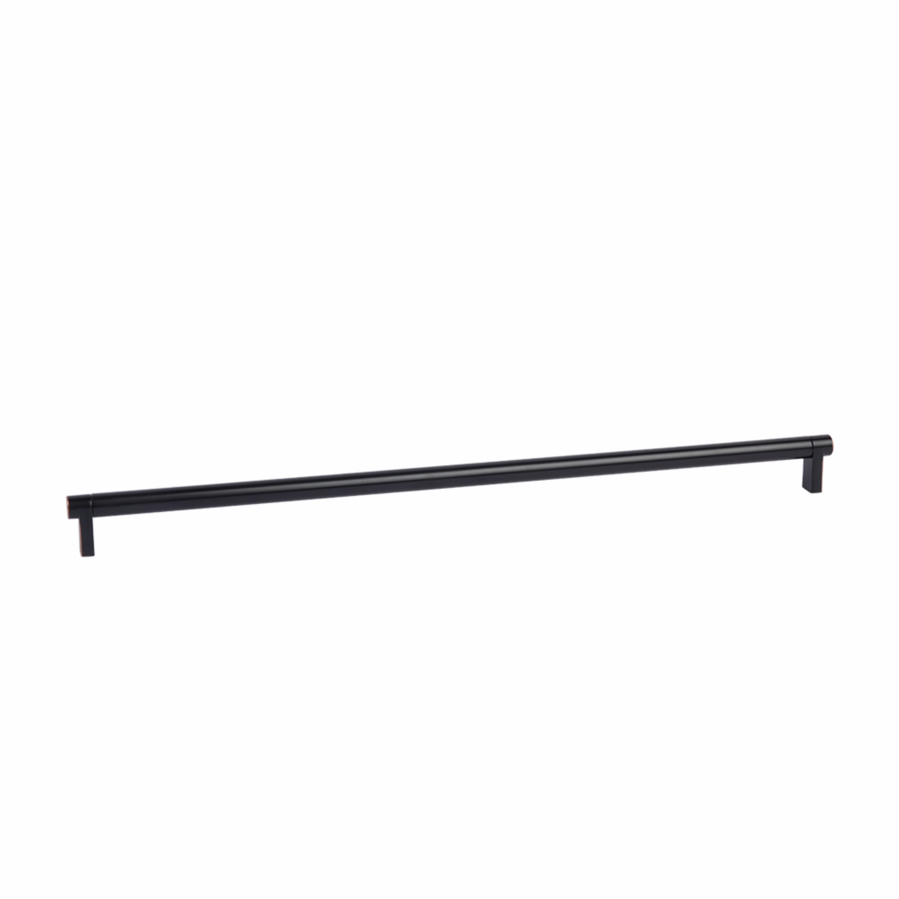 Emtek Select Cabinet Pull 18" Centers Rectangular Stem, Smooth Bar