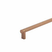 Emtek Select Cabinet Pull 54" Centers Rectangular Stem, Knurled Bar