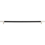 Atlas Zanzibar Black Appliance Pull Polished Chrome / 17"