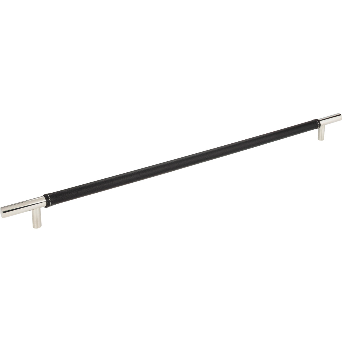 Atlas Zanzibar Black Appliance Pull Polished Chrome / 17"