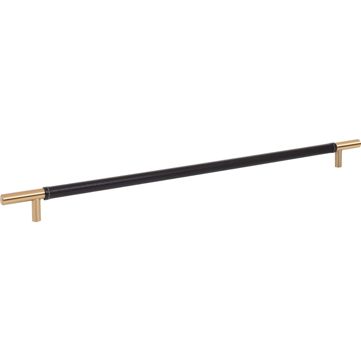 Atlas Zanzibar Black Appliance Pull Warm Brass / 17"