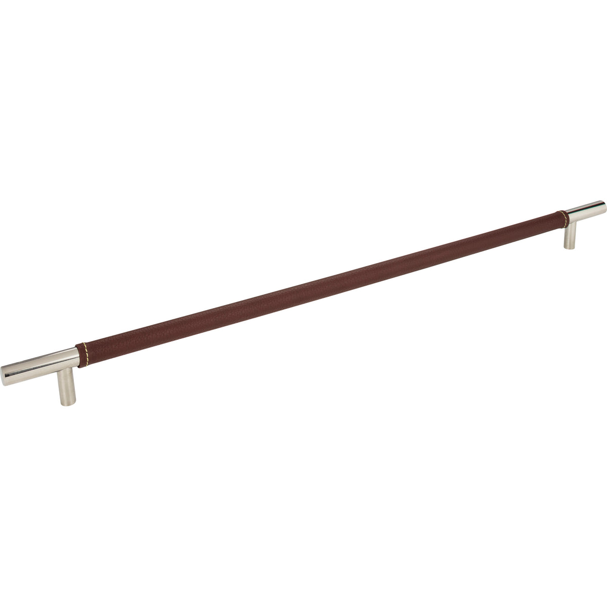 Atlas Zanzibar Brown Appliance Pull Polished Chrome / 17"