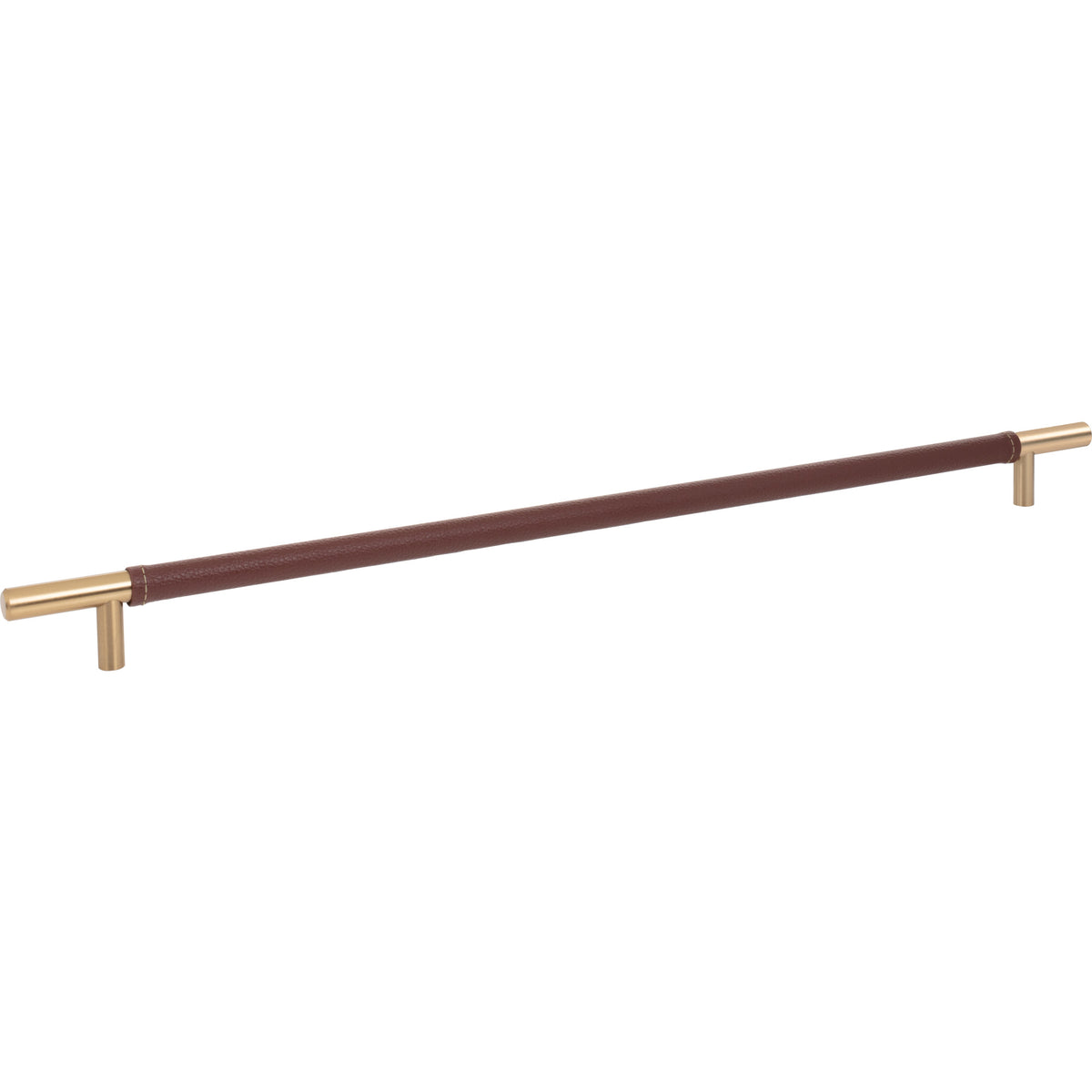 Atlas Zanzibar Brown Appliance Pull Warm Brass / 17"