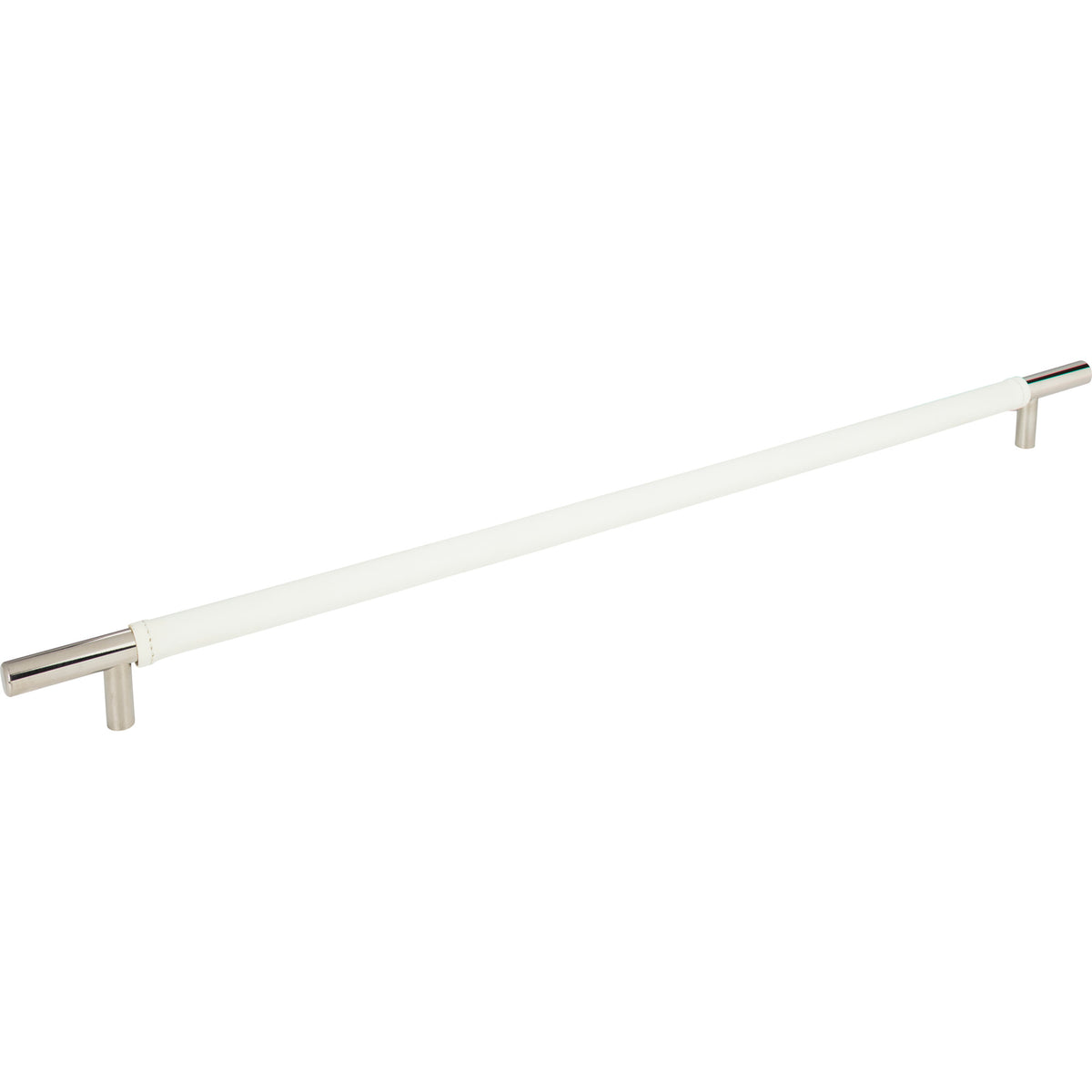 Atlas Zanzibar White Appliance Pull Polished Chrome / 17"