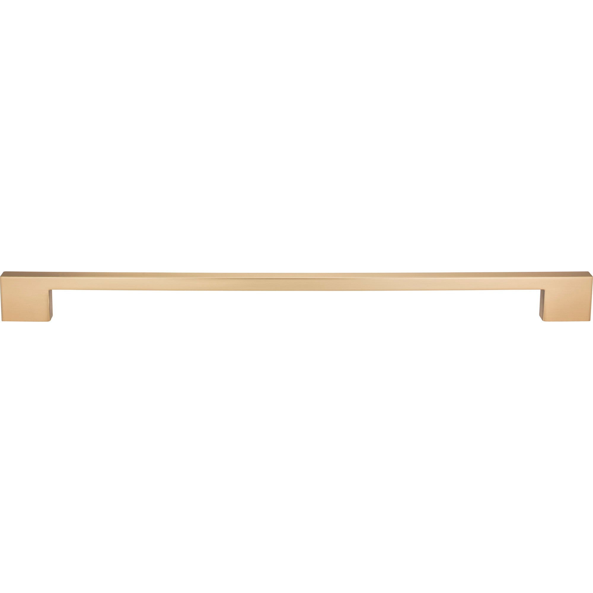 Thin Square Appliance Pull by Atlas Champagne