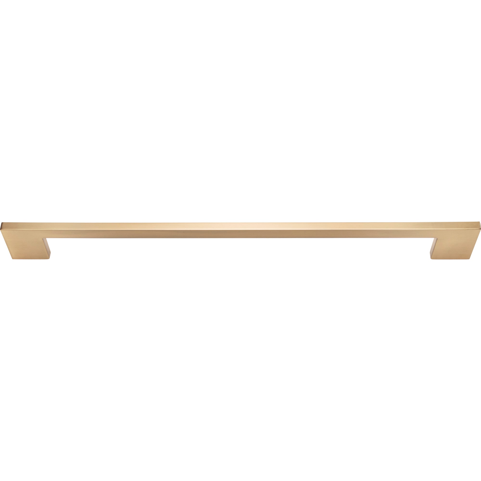 Thin Square Appliance Pull by Atlas Champagne