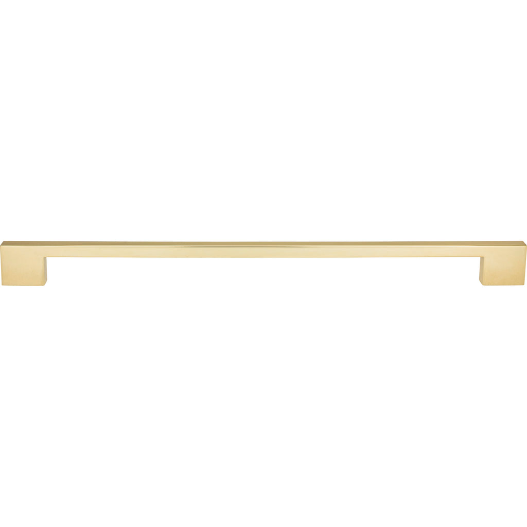 Thin Square Appliance Pull by Atlas French Gold