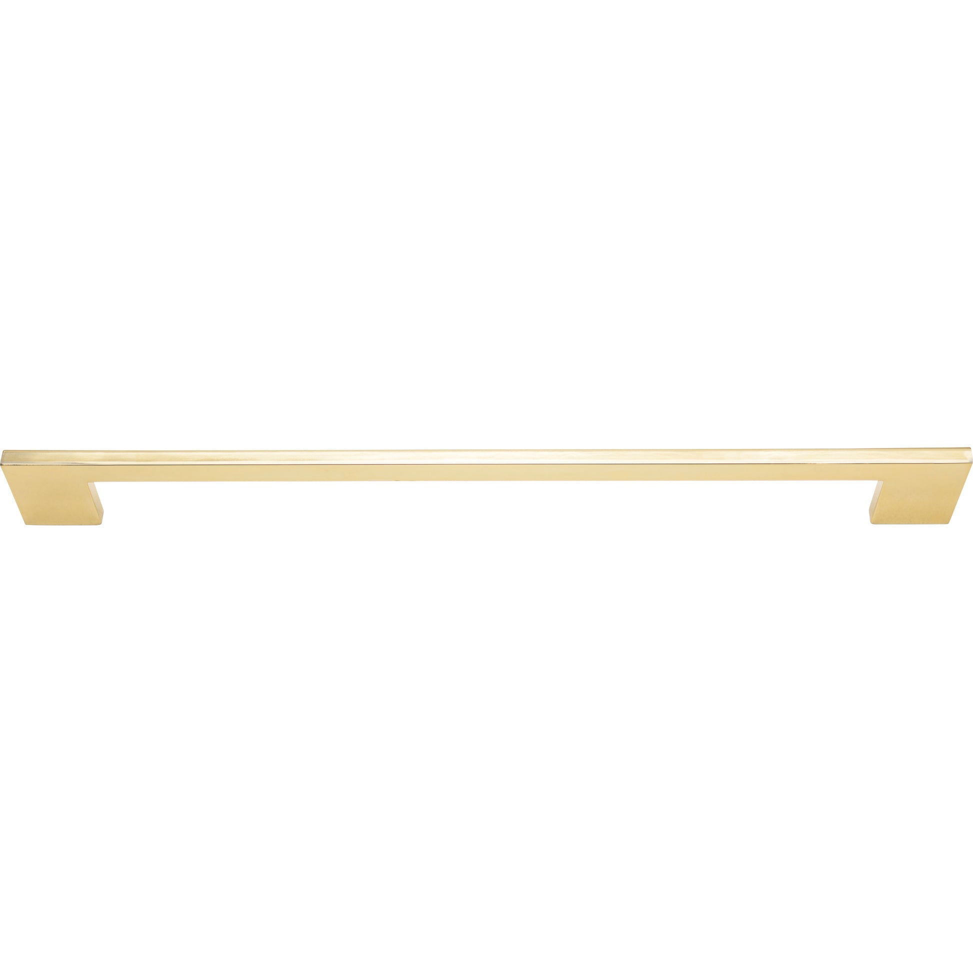 Thin Square Appliance Pull by Atlas French Gold