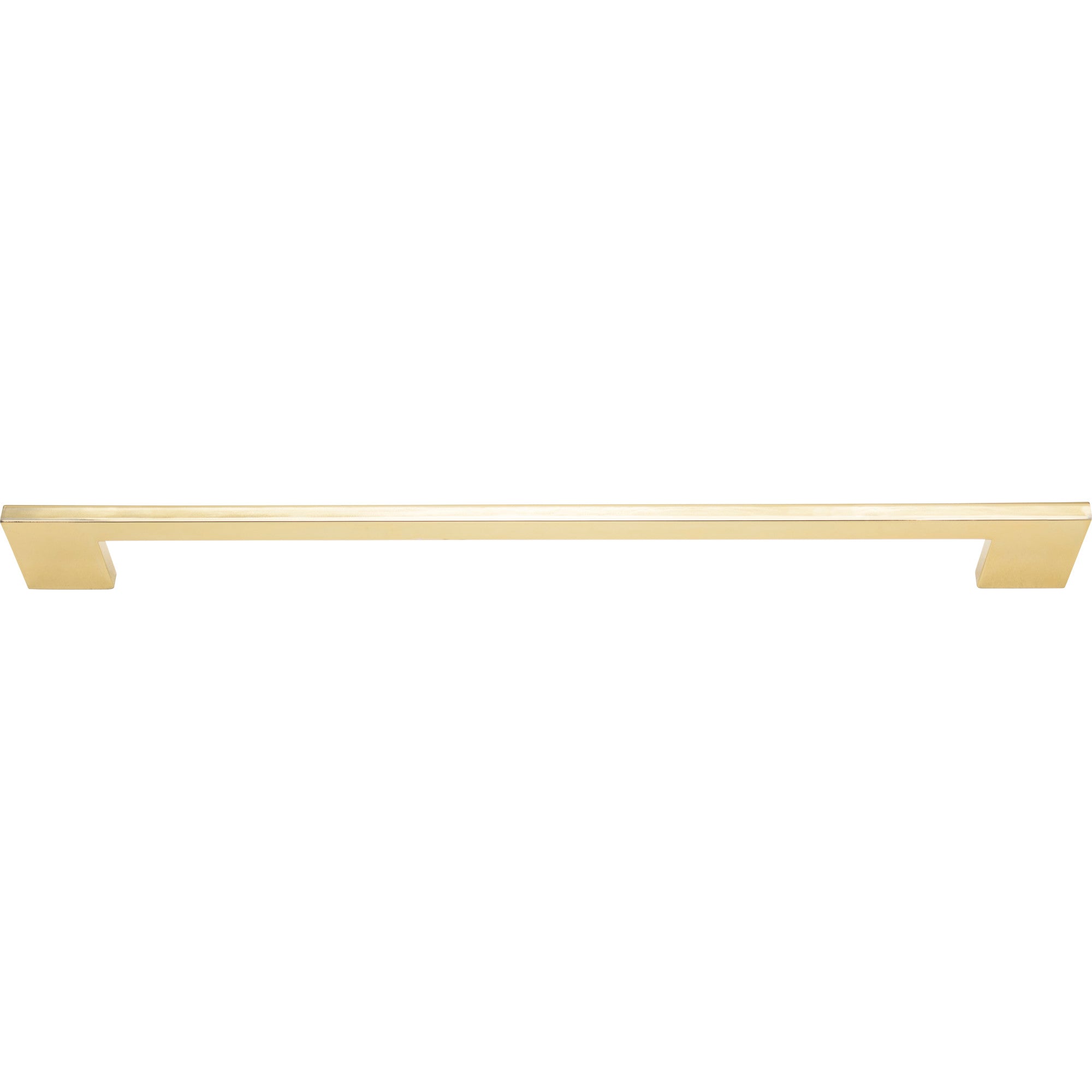 Thin Square Appliance Pull by Atlas French Gold