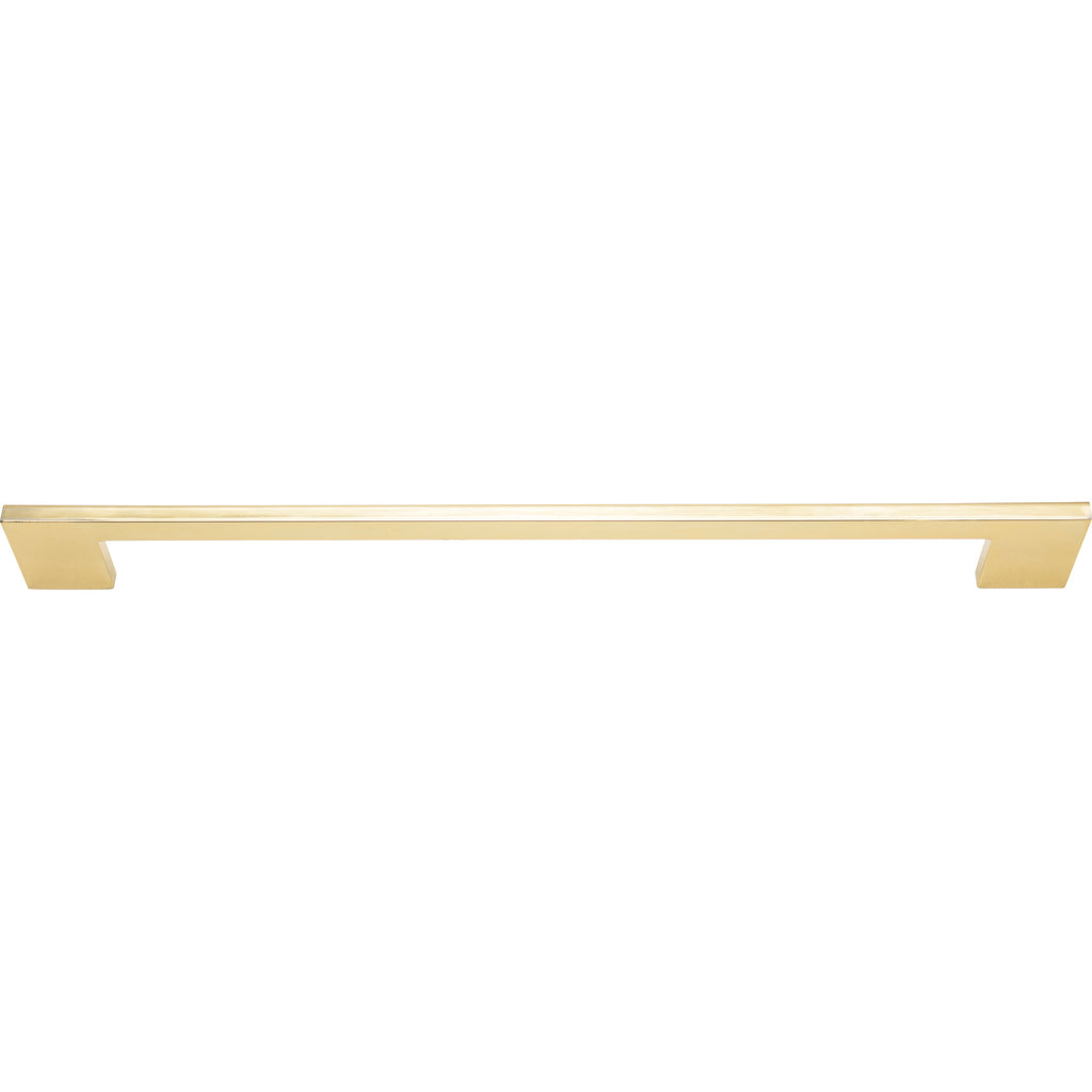 Thin Square Appliance Pull by Atlas French Gold