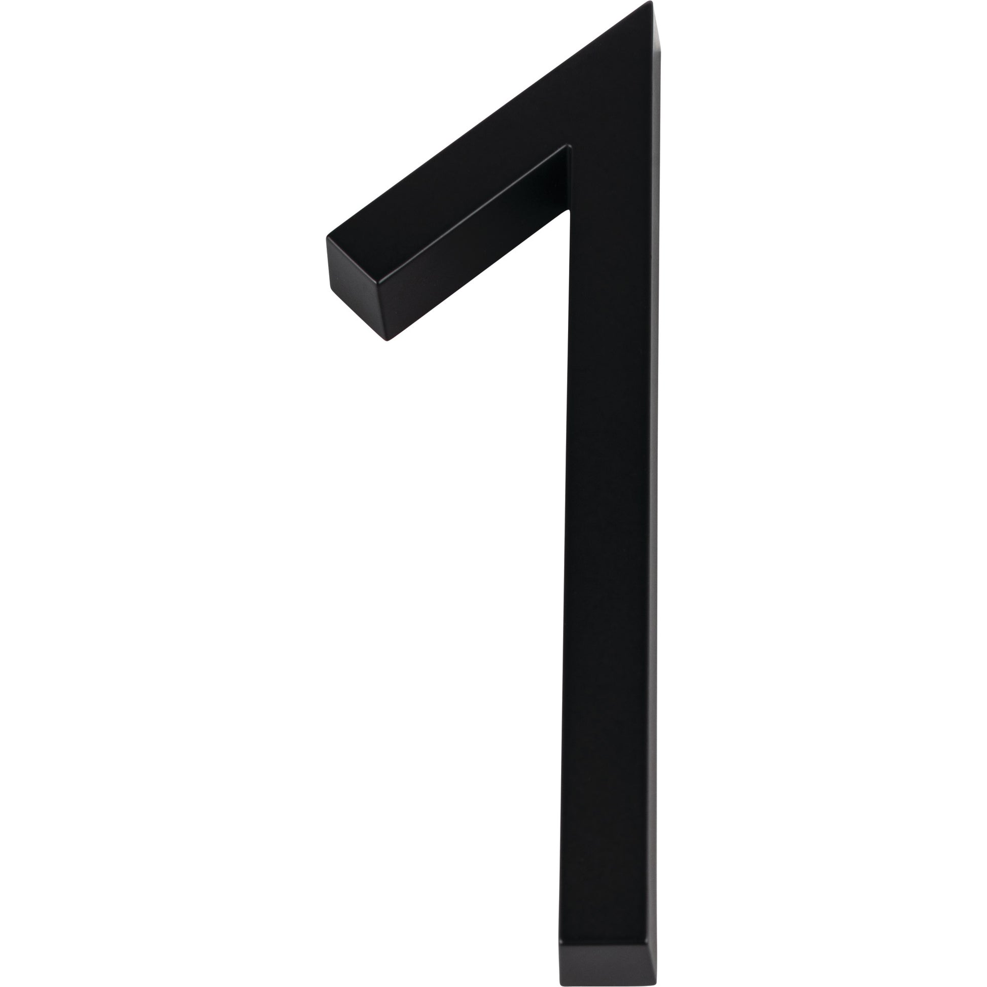 Modern Avalon House Number #1 by Atlas 6" / Matte Black