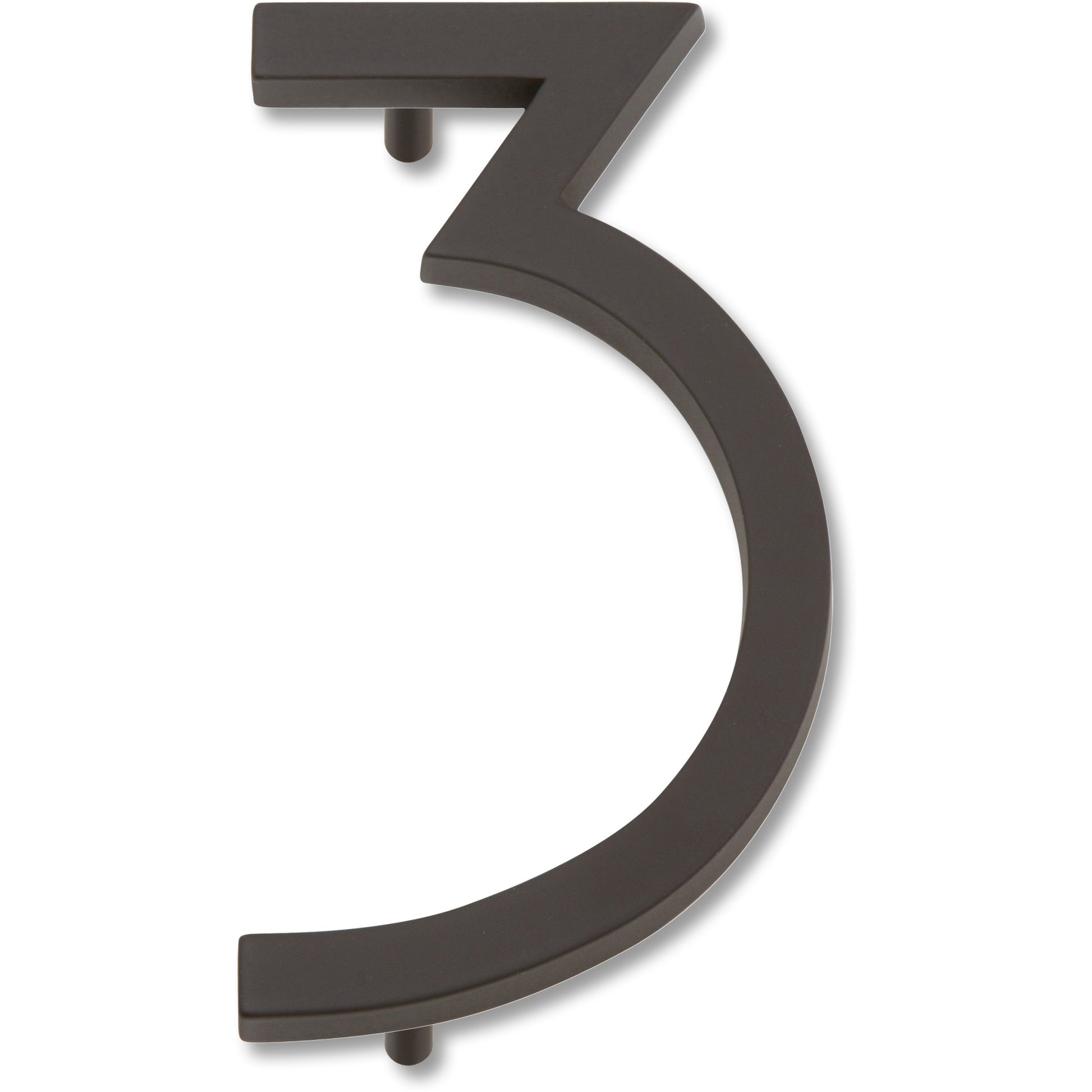 Modern Avalon House Number #3 by Atlas 4-1/2" / Aged Bronze