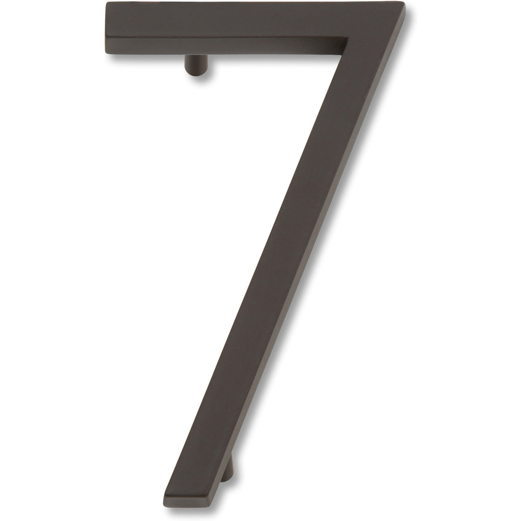 Modern Avalon House Number #7 by Atlas 4-1/2" / Aged Bronze