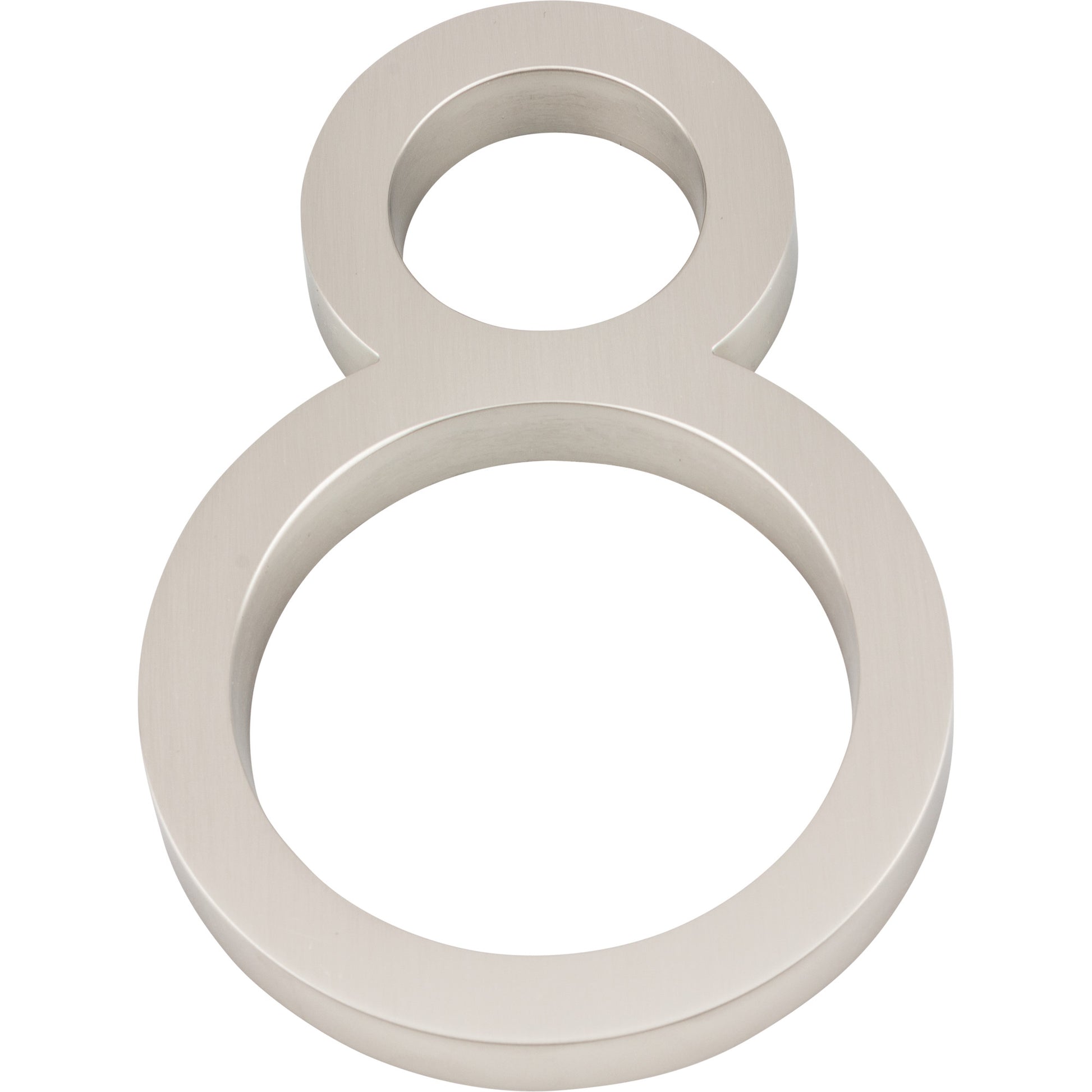 Modern Avalon House Number #8 by Atlas 6" / Brushed Nickel