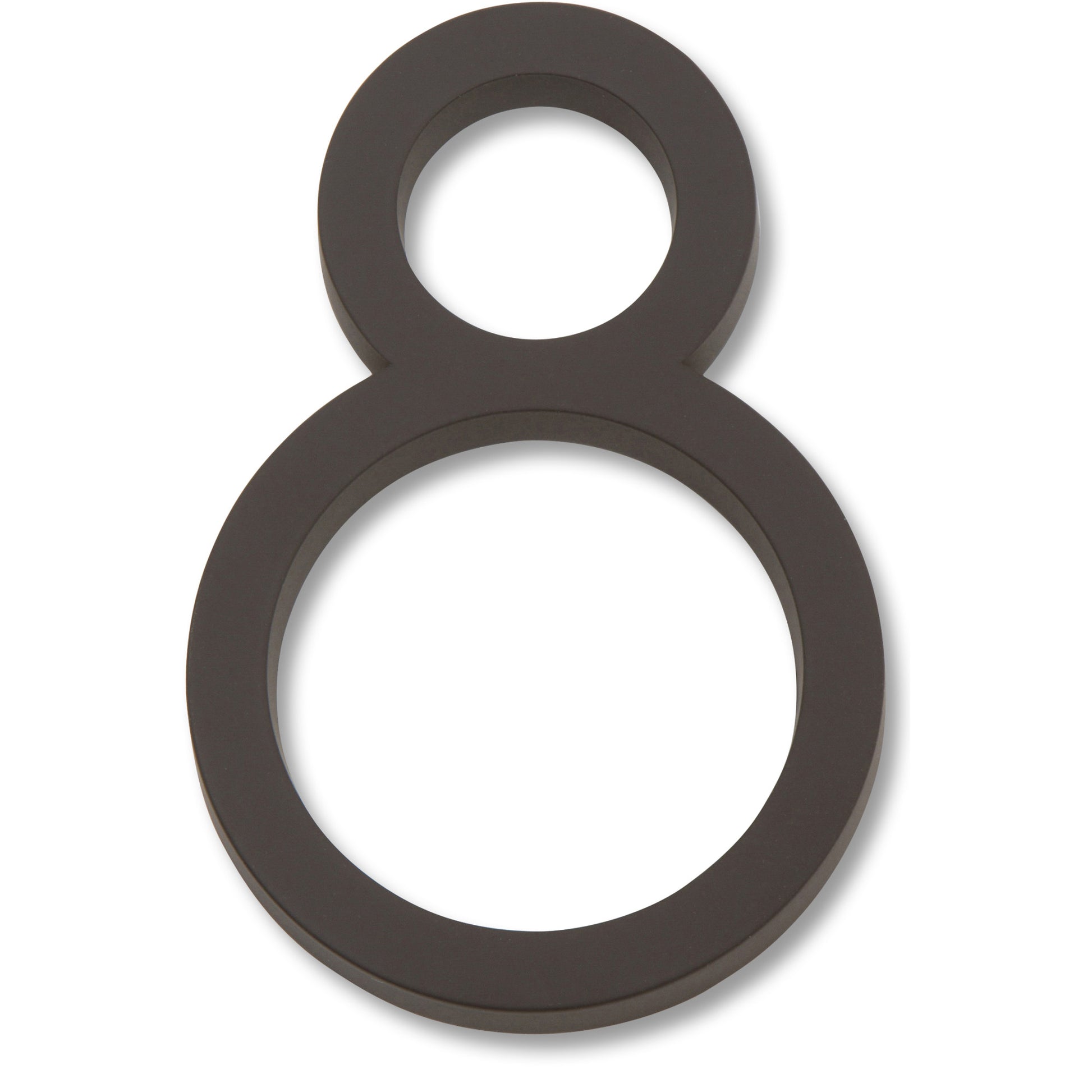 Modern Avalon House Number #8 by Atlas 4-1/2" / Aged Bronze