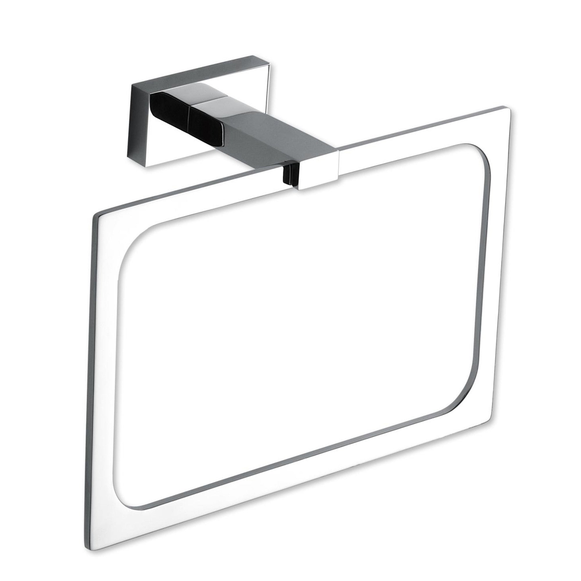 Axel Bath Towel Ring by Atlas Polished Chrome