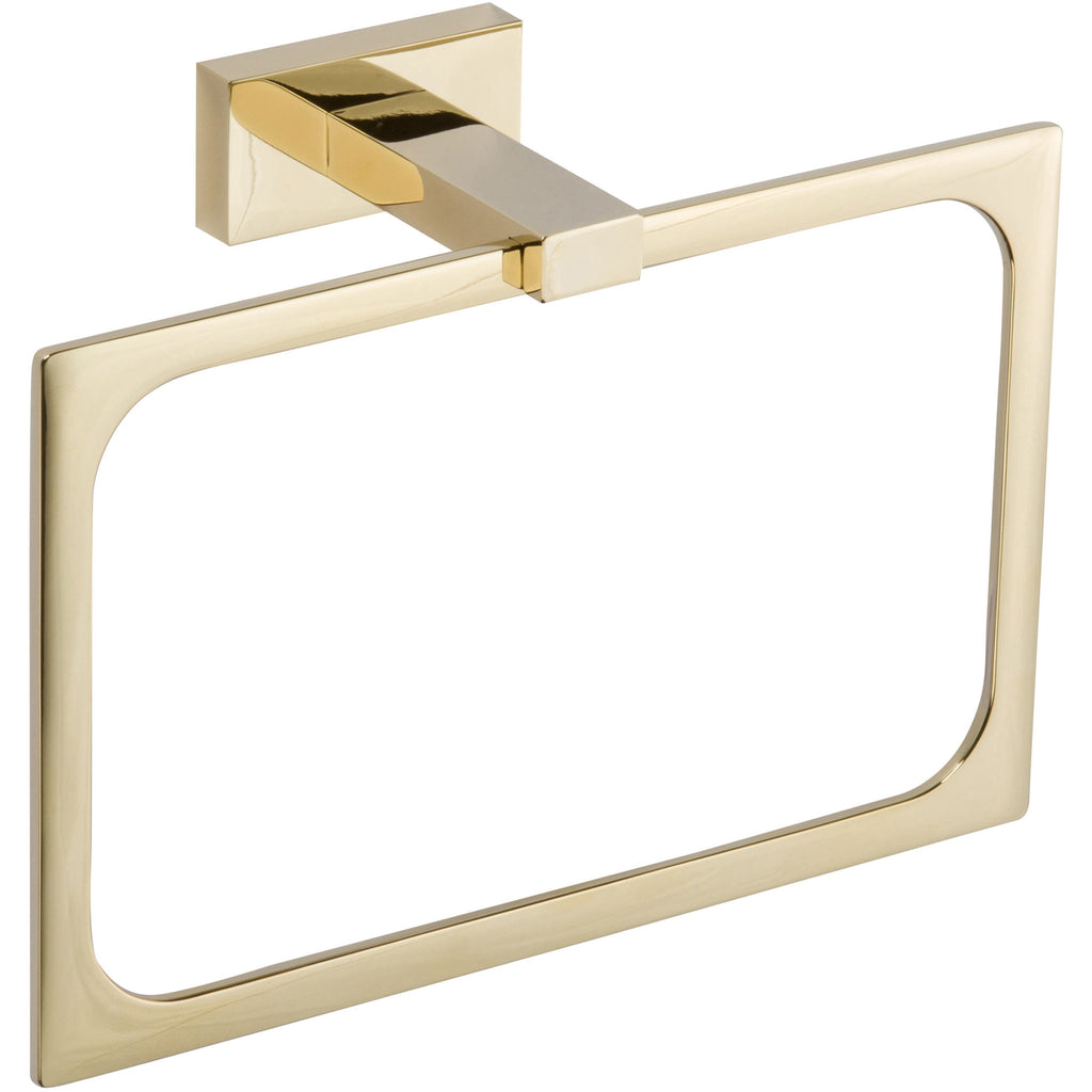 Axel Bath Towel Ring by Atlas French Gold