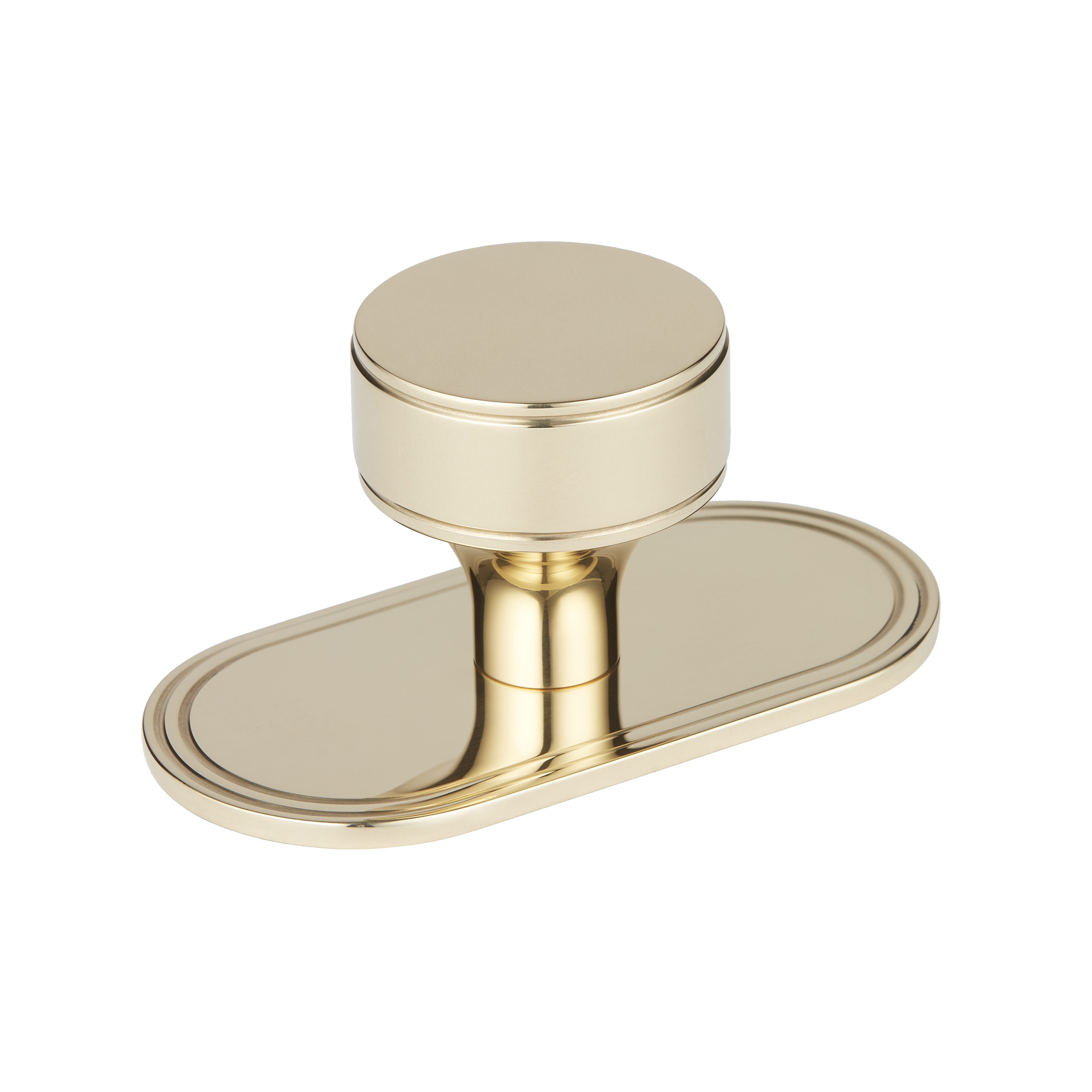 HBB - 45mm - Barwick Plain Cabinet Knob With Backplate by Armac Martin - New York Hardware