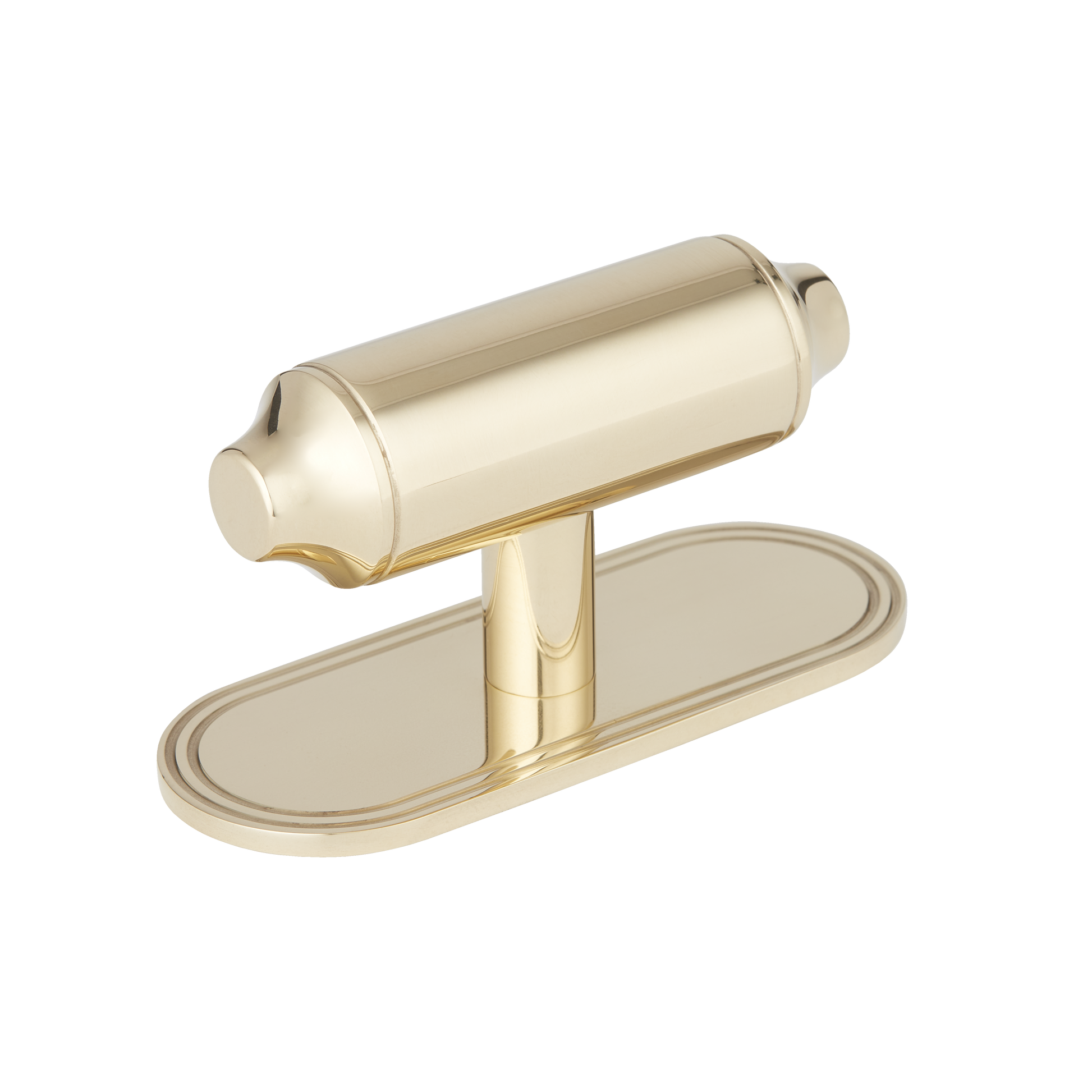 HBB - 79mm - Barwick Plain T-Bar Handle With Backplate by Armac Martin - New York Hardware