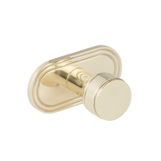 PBL - 22mm - Barwick Plain Robe Hook With Backplate by Armac Martin - New York Hardware