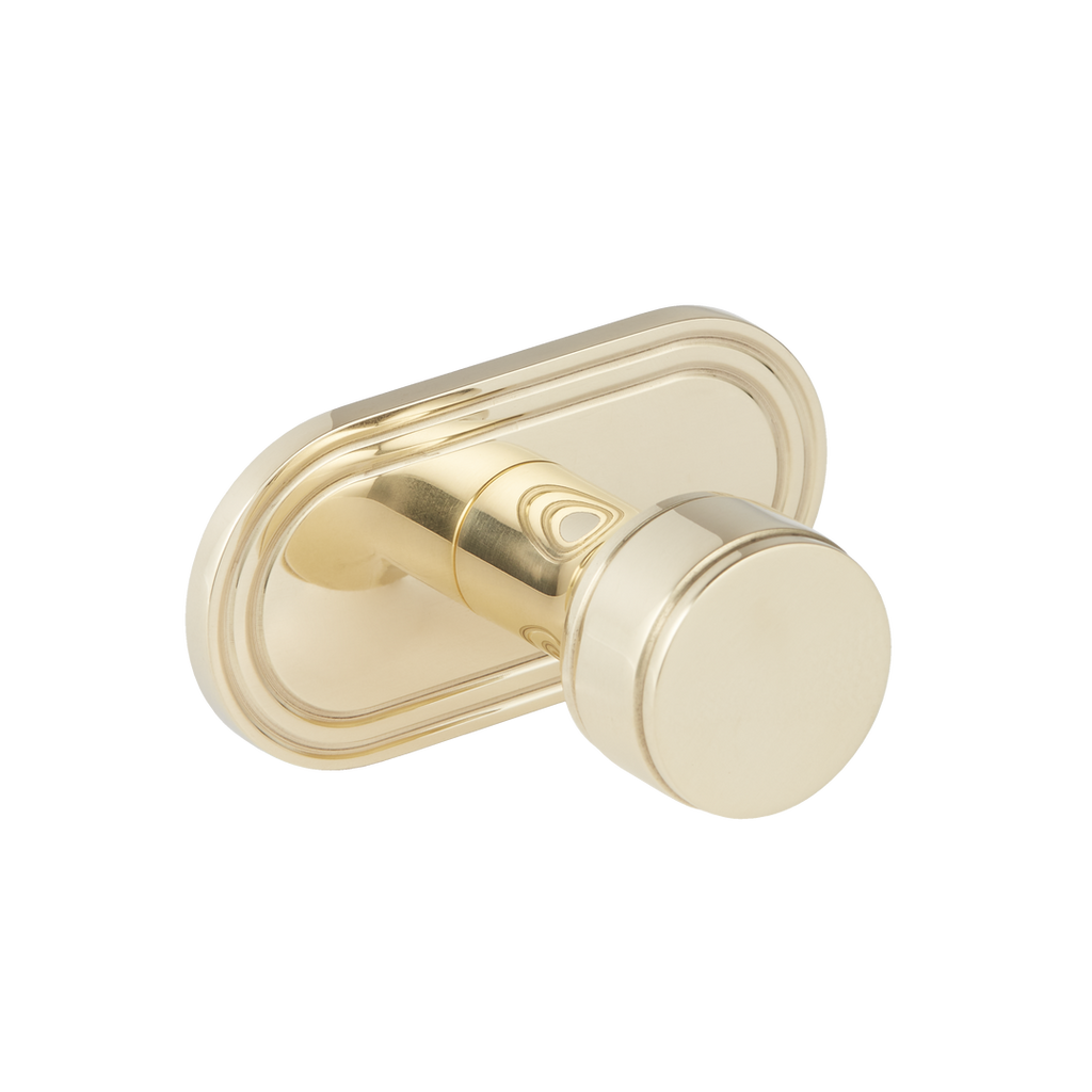 PBL - 22mm - Barwick Plain Robe Hook With Backplate by Armac Martin - New York Hardware