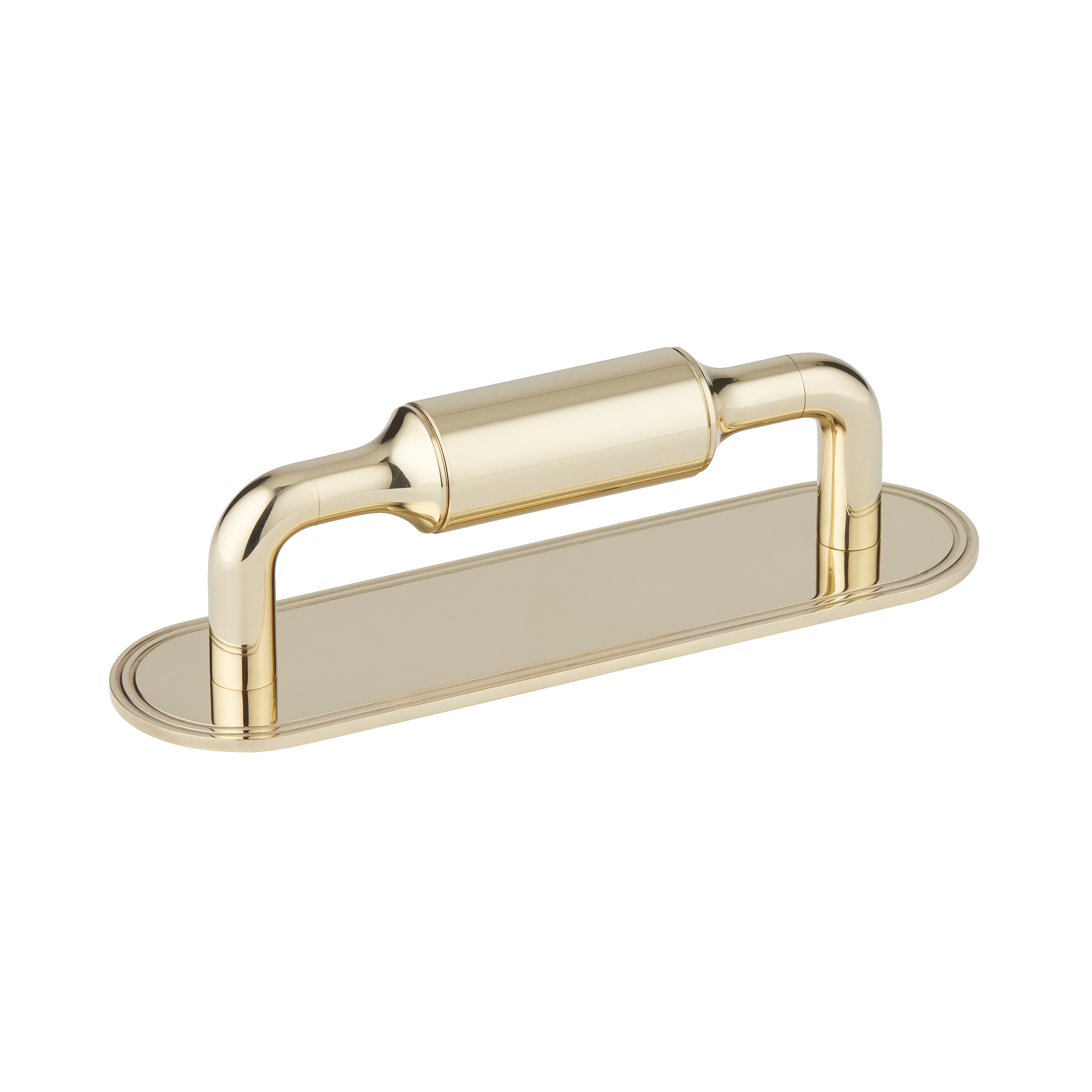 HBB - 288mm - Barwick Plain Cabinet Pull Handle With Backplate by Armac Martin - New York Hardware