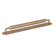 BEL - 384mm - Barwick Ridged Appliance Pull With Backplate by Armac Martin - New York Hardware