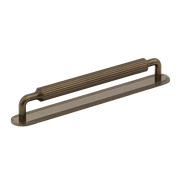 Armac Martin Barwick Slim Ridged Cabinet Pull Handle With Backplate