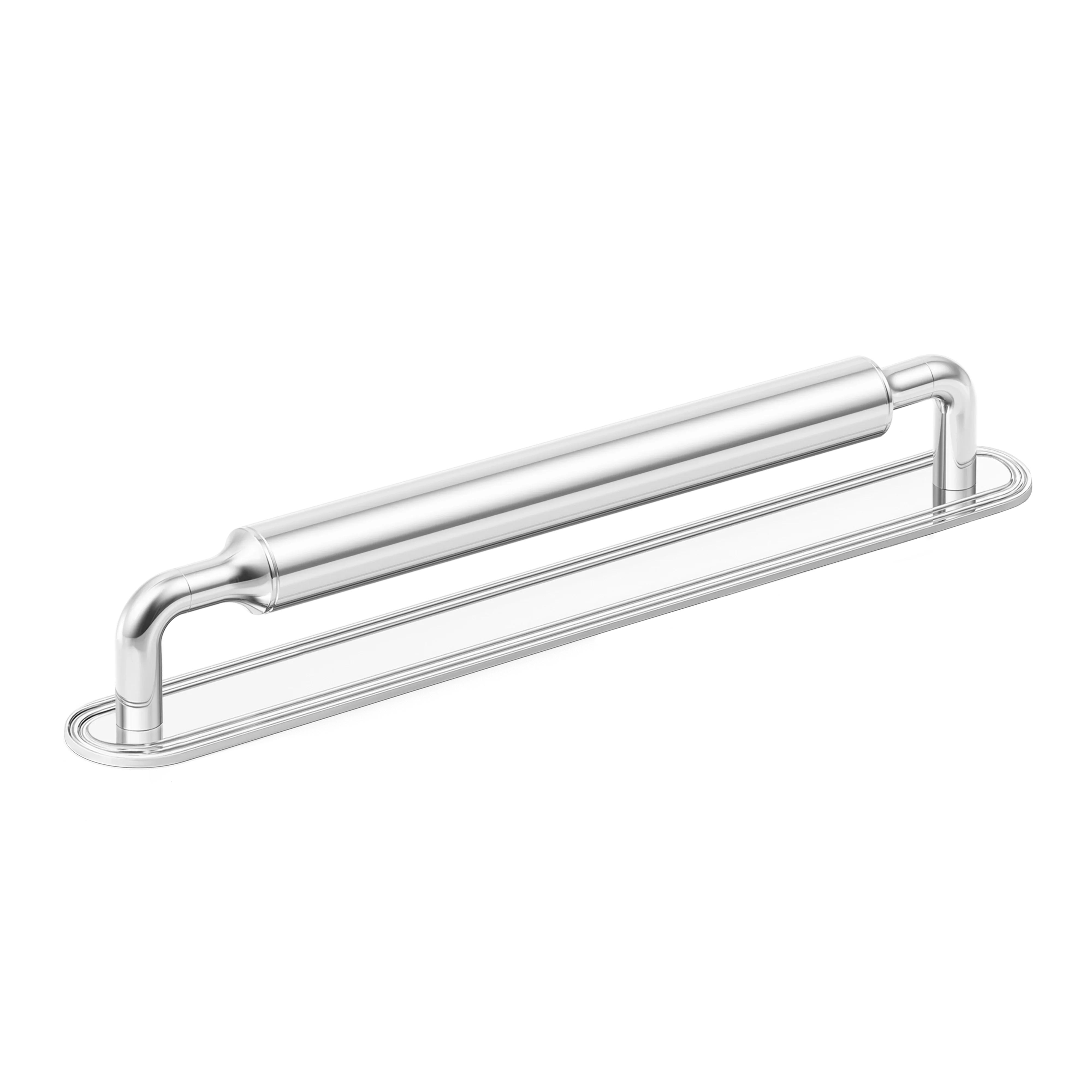Armac Martin Barwick Slim Plain Cabinet Pull Handle With Backplate