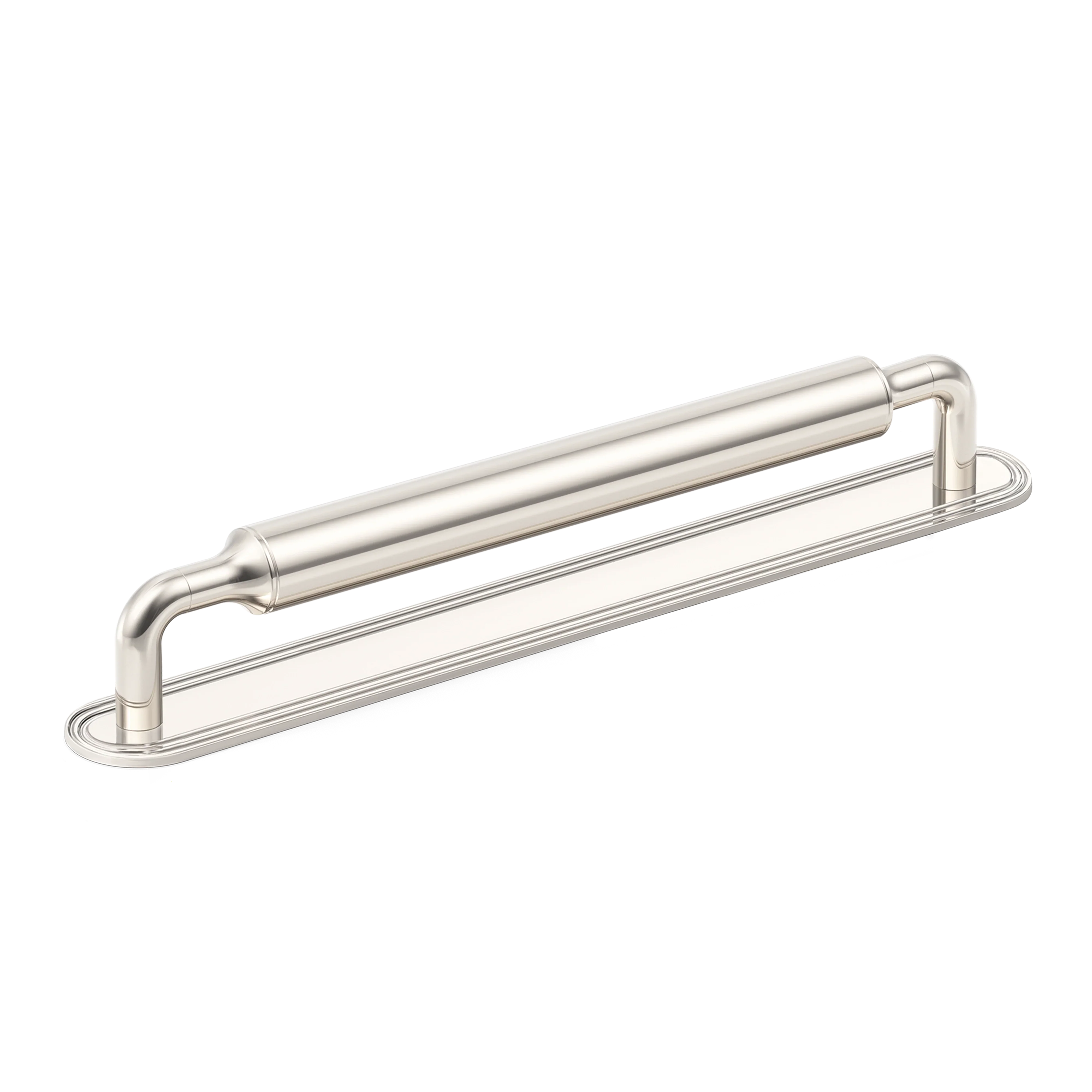 Armac Martin Barwick Slim Plain Cabinet Pull Handle With Backplate