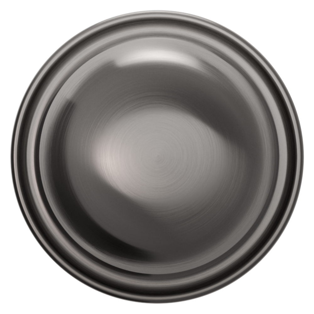 Baldwin 5000 Baltimore Knob Set with 5048 Round Rose Lifetime (PVD) Graphite Nickel / Privacy / Reversible