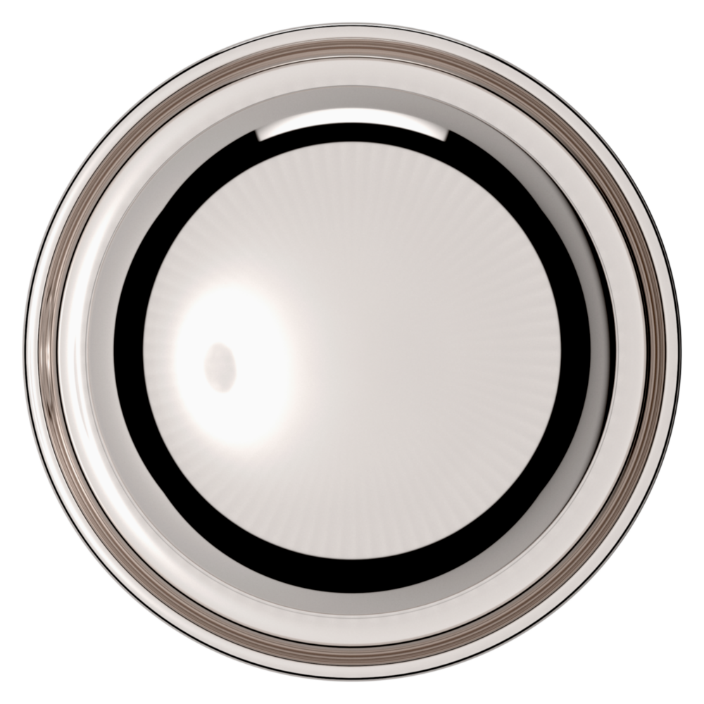 Baldwin 5000 Baltimore Knob Set with 5048 Round Rose Lifetime (PVD) Polished Nickel / Privacy / Reversible