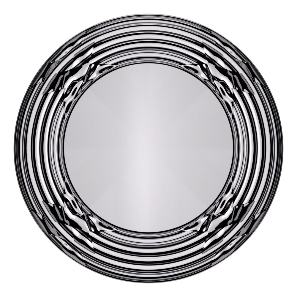 Baldwin 5013 Edinburgh Knob Set with 5021 Round Rose Polished Chrome / Full Dummy / Reversible