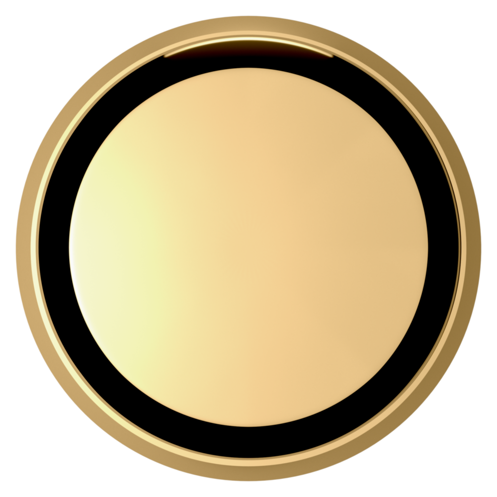 Baldwin 5023 Transitional Round Knob Set with R016 Round Rose Lifetime (PVD) Polished Brass / Privacy / Reversible