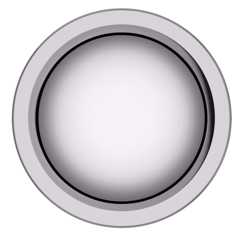 Baldwin 5041 Contemporary Round Knob Set with 5046 Rose Polished Chrome / Full Dummy / Reversible