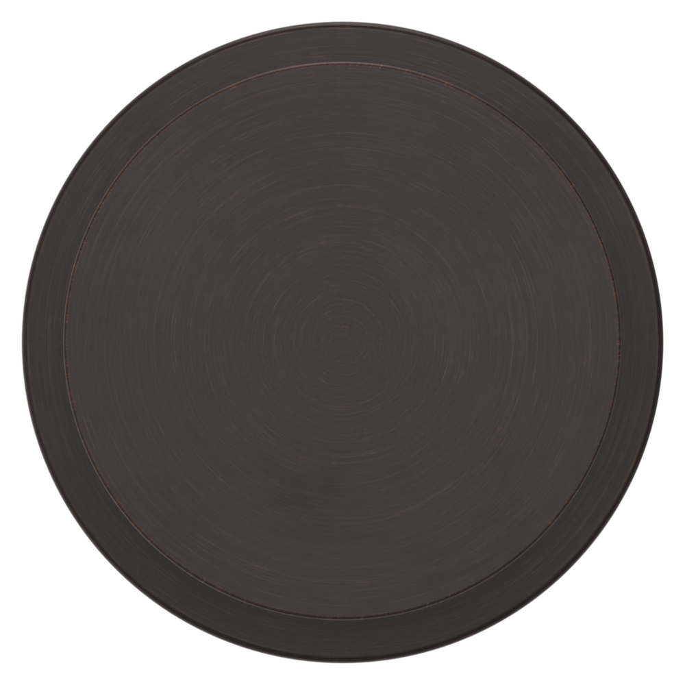 Baldwin 5055 Modern Round Knob Set with 5046 Rose Venetian Bronze / Privacy / Reversible