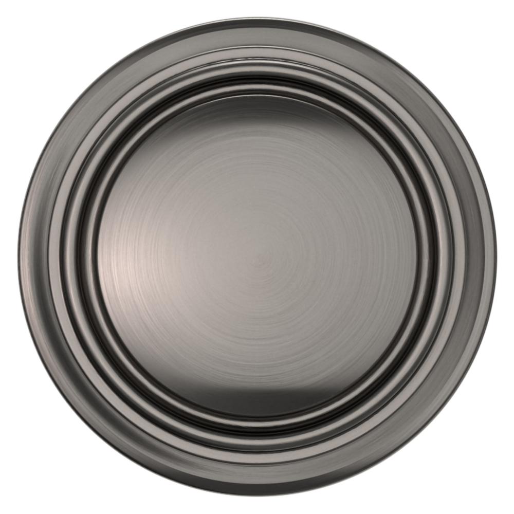 Baldwin 5068 Nashville Knob Set with 5070 Rose Lifetime (PVD) Graphite Nickel / Passage / Reversible