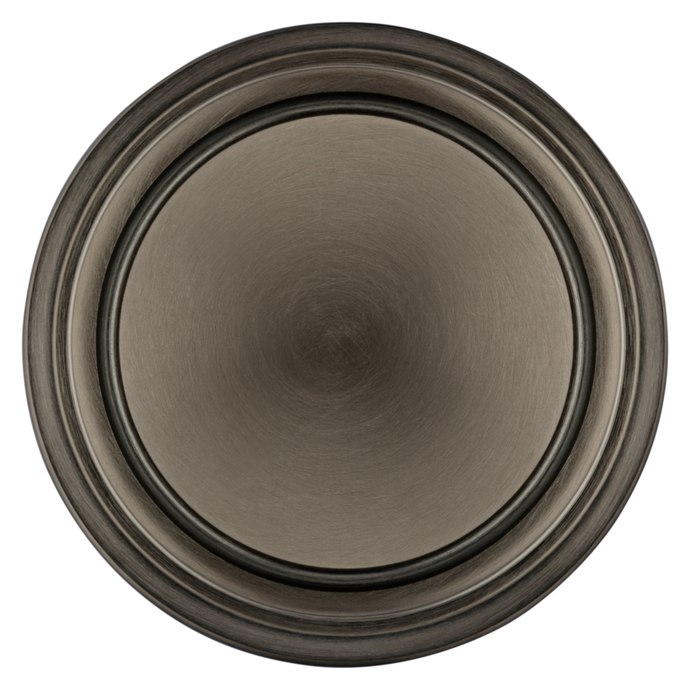 Baldwin 5068 Nashville Knob Set with 5070 Rose Lifetime (PVD) Graphite Nickel / Privacy / Reversible