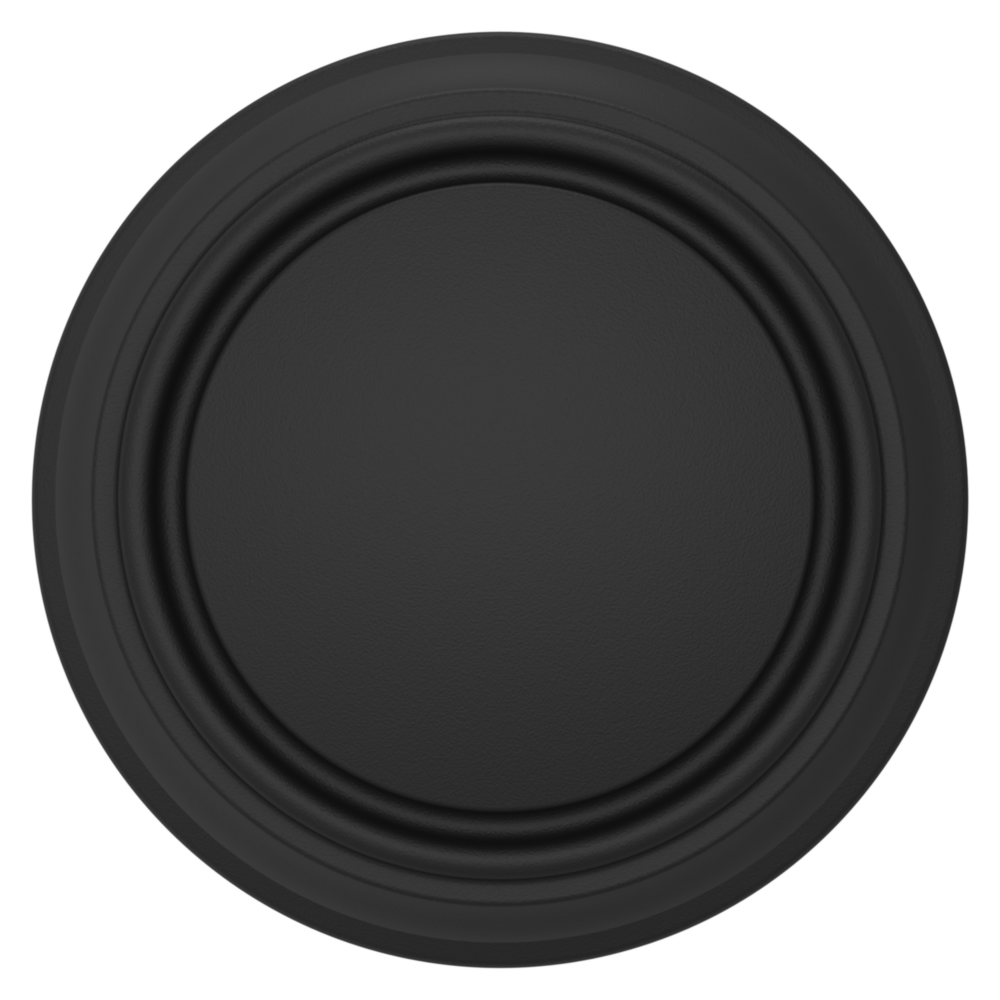 Baldwin 5068 Nashville Knob Set with 5070 Rose Satin Black / Privacy / Reversible